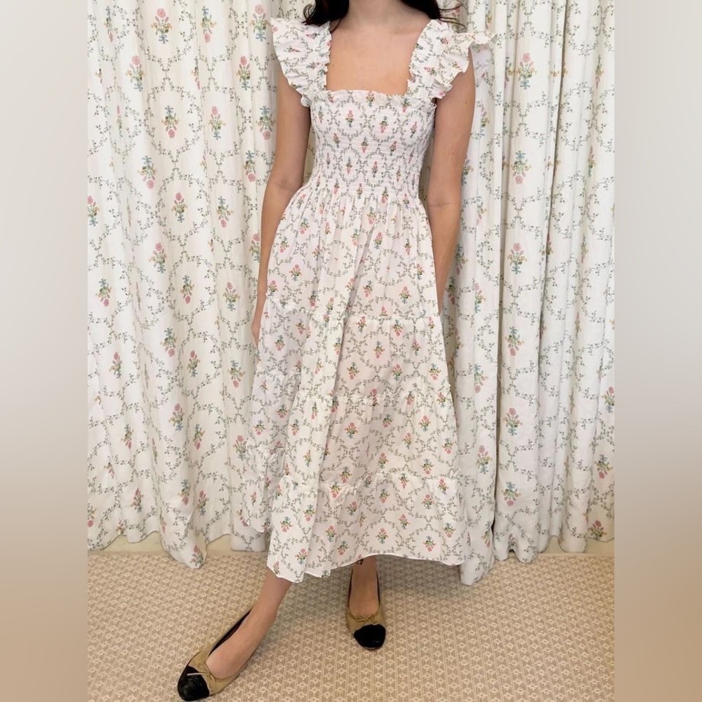 Pastel trellis Ellie nap dress XS